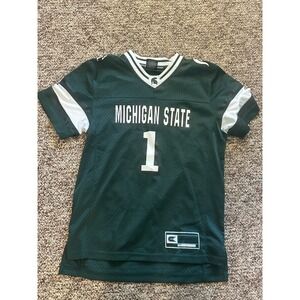 Michigan State football jersey #1, boys Medium 12/14